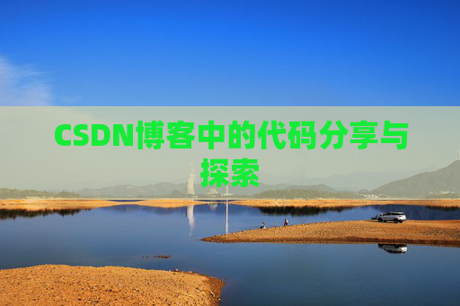 CSDN博客中的代码分享与探索